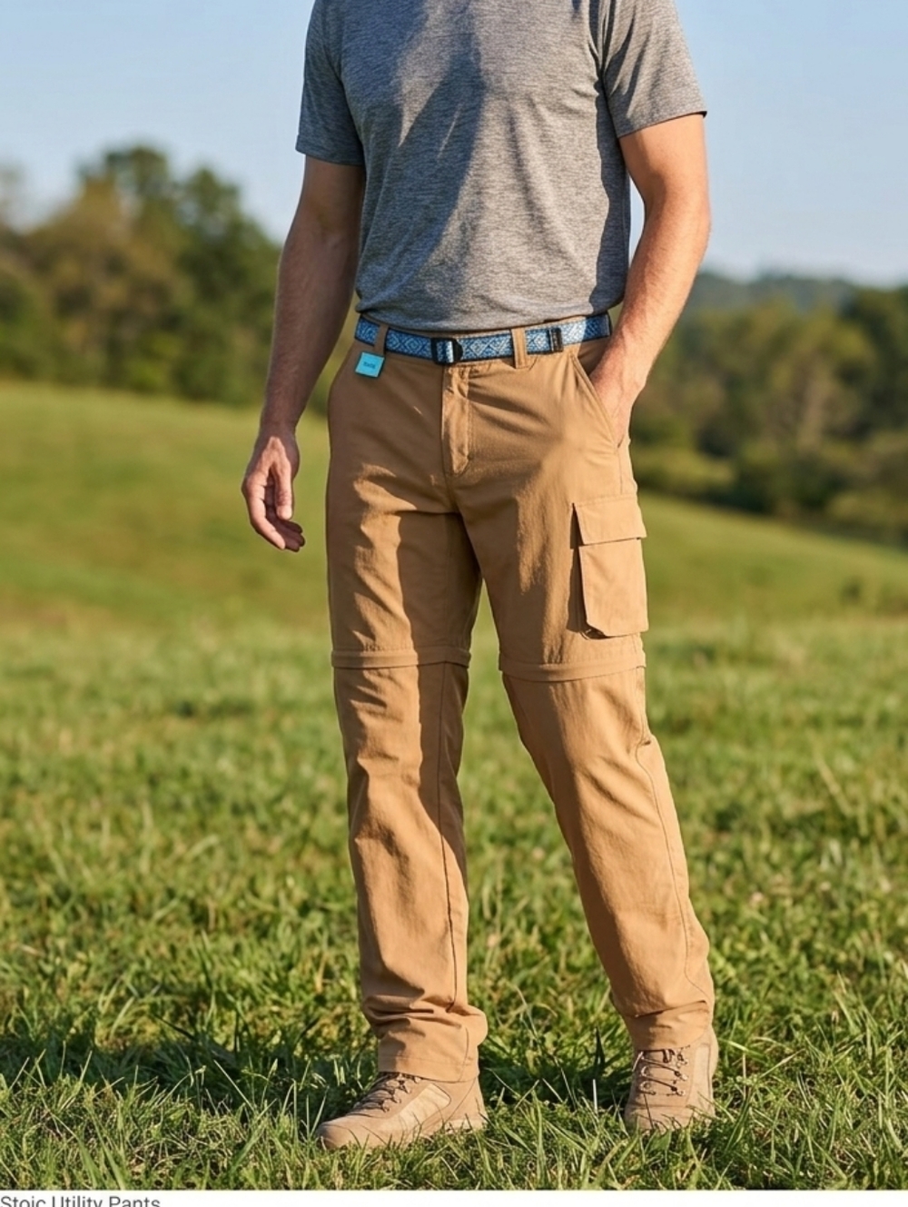 STOIC Utility Zip Off Pants Mens Small.